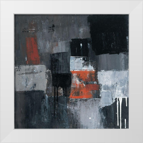 Art Collection n 66 White Modern Wood Framed Art Print by Trichet, Eric