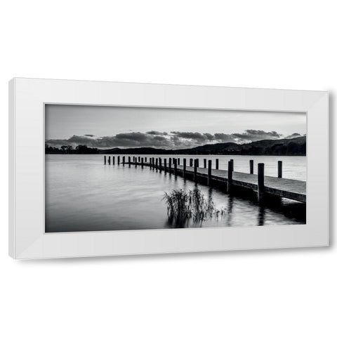 Ponton 3 White Modern Wood Framed Art Print by Braun Studio