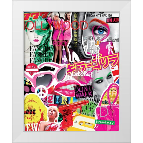 Fashion Style White Modern Wood Framed Art Print by BRAUN Studio