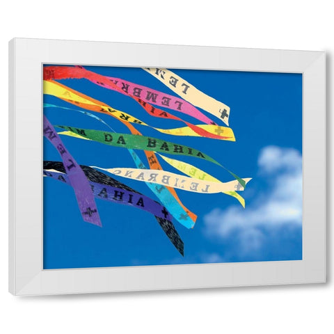 Vol de bracelets White Modern Wood Framed Art Print by BRAUN Studio