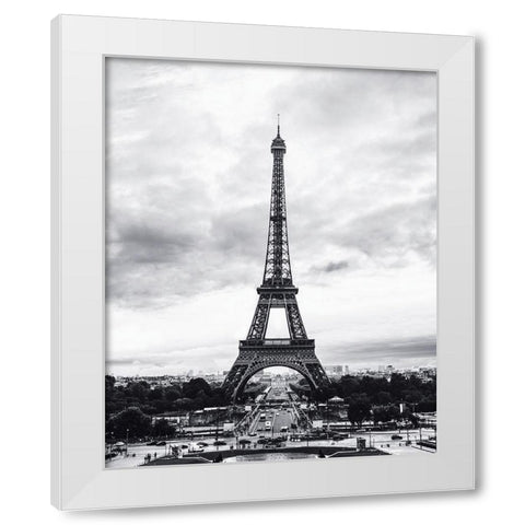 Tour Eiffel White Modern Wood Framed Art Print by Braun Studio