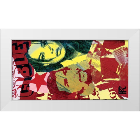 Sortie mercredi White Modern Wood Framed Art Print by Raynal, Paul