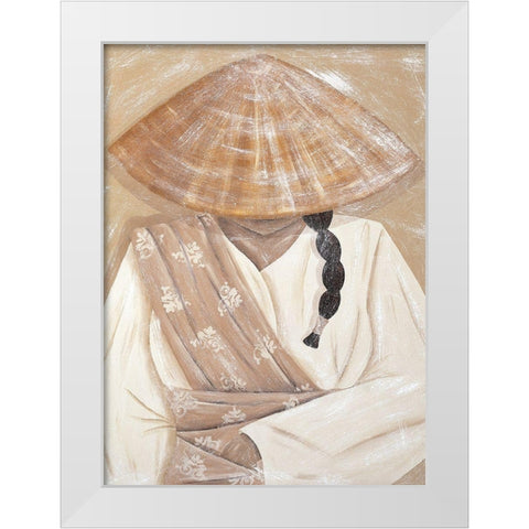 Le songe White Modern Wood Framed Art Print by Dothy