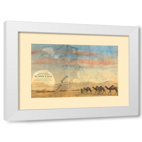 Sfax Tunisie White Modern Wood Framed Art Print by Letestu, Philippe