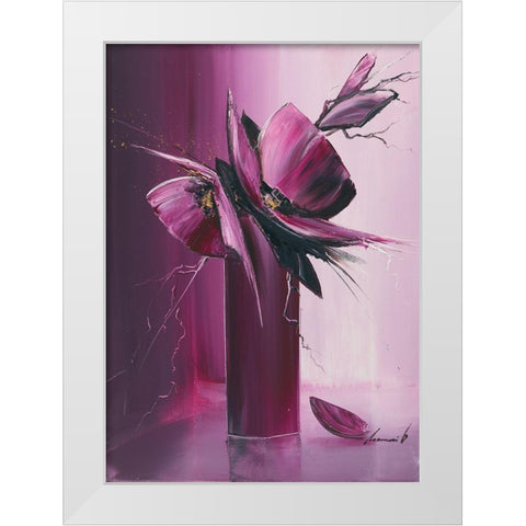 Envol  White Modern Wood Framed Art Print by Tramoni, Oliver