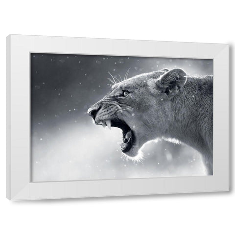 Lionne White Modern Wood Framed Art Print by Braun Studio