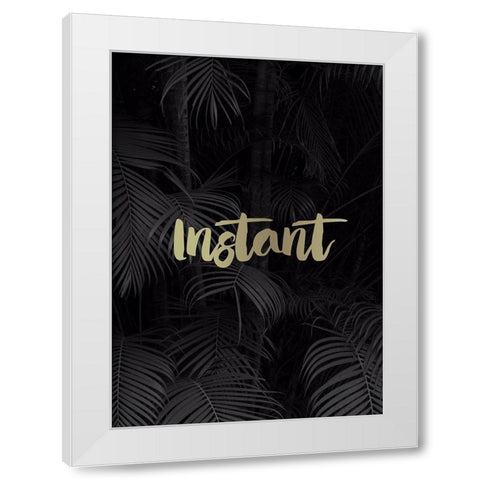 Instant White Modern Wood Framed Art Print by Braun Studio