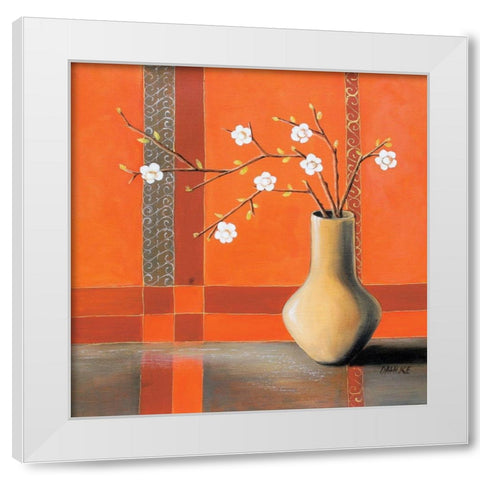 Polish Composition I White Modern Wood Framed Art Print by Dahlke, Izabella