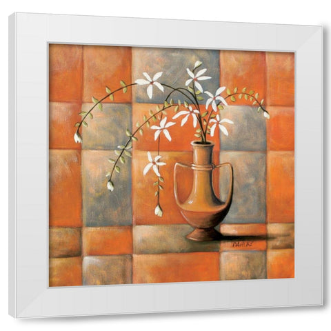 Polish Composition III White Modern Wood Framed Art Print by Dahlke, Izabella