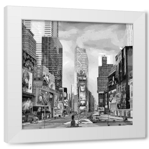 My lovely New York II White Modern Wood Framed Art Print by Medeiros, Celito
