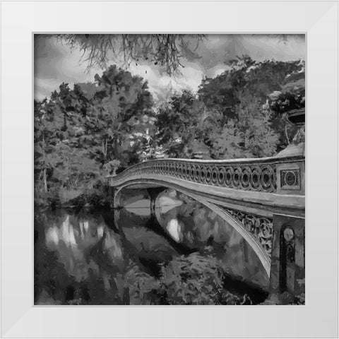 My lovely New York IV White Modern Wood Framed Art Print by Medeiros, Celito