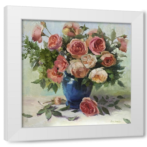 Happy Day White Modern Wood Framed Art Print by Strube, Ling