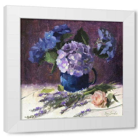 The Memory of Summer White Modern Wood Framed Art Print by Strube, Ling