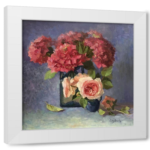 Summer Glory White Modern Wood Framed Art Print by Strube, Ling