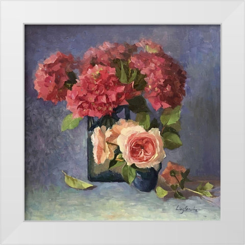 Summer Glory White Modern Wood Framed Art Print by Strube, Ling