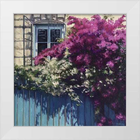 Summer Impresion White Modern Wood Framed Art Print by Strube, Ling