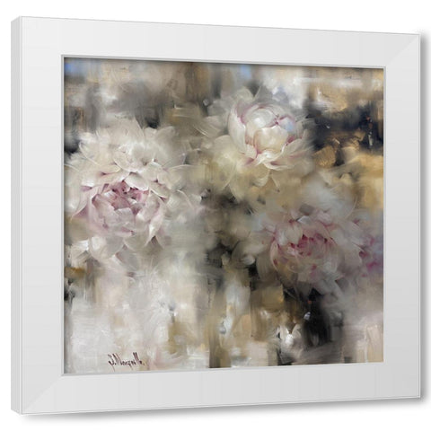 Four Chords White Modern Wood Framed Art Print by Singatullin, Marsel