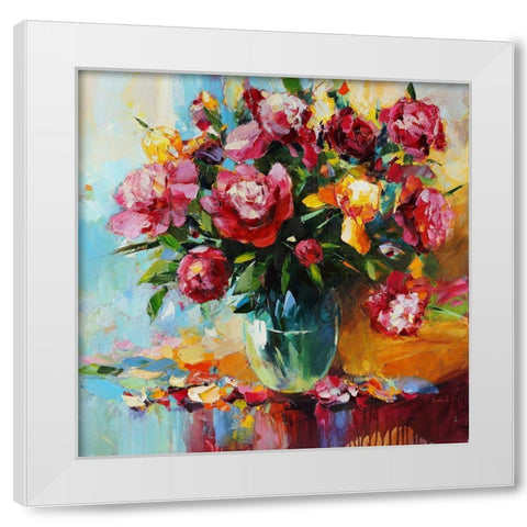 Early Morning White Modern Wood Framed Art Print by Bond