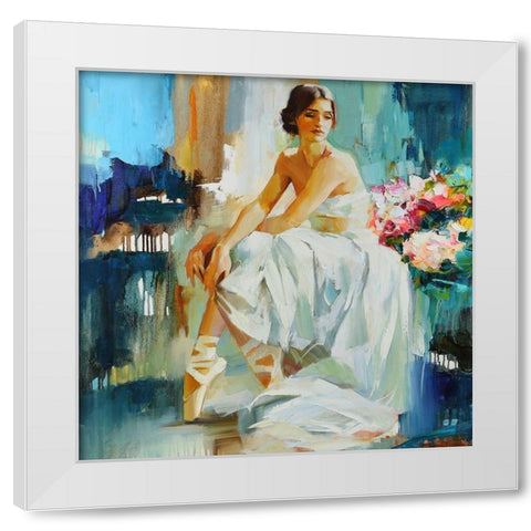 Perfect  Strenger White Modern Wood Framed Art Print by Bond