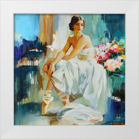 Perfect  Strenger White Modern Wood Framed Art Print by Bond