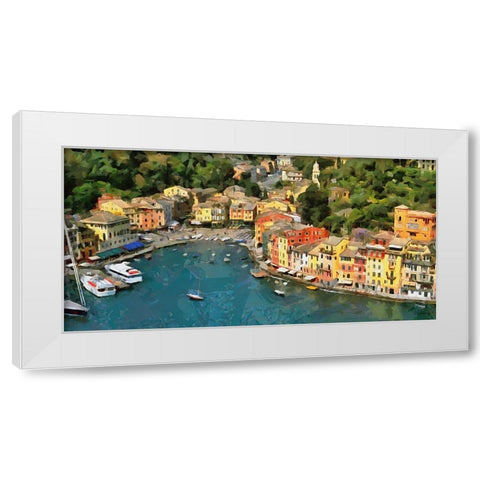I Like Italy so much II White Modern Wood Framed Art Print by Medeiros, Celito