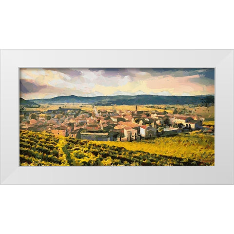 I Like Italy so much VI White Modern Wood Framed Art Print by Medeiros, Celito