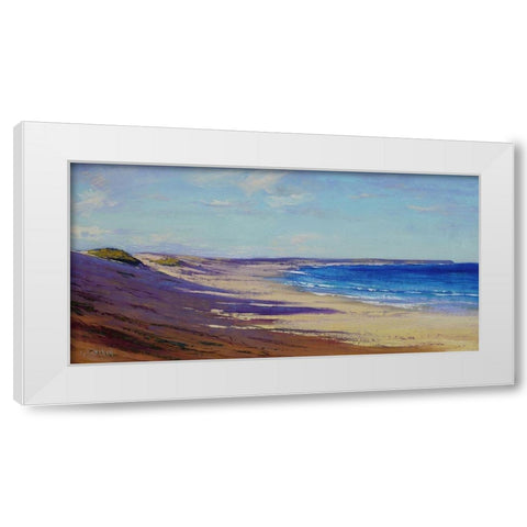 Lake Beach Australia White Modern Wood Framed Art Print by Gercken, Graham