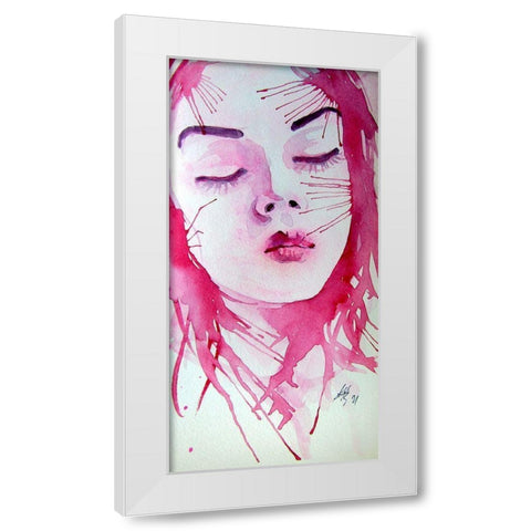 Dreamer White Modern Wood Framed Art Print by Kovacs, Anna Brigite