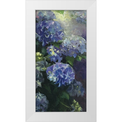 Hydrangeas White Modern Wood Framed Art Print by Strube, Ling