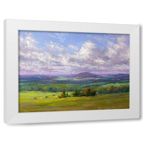 Cloud Shadows I White Modern Wood Framed Art Print by Chaney, Alan