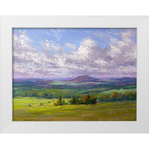 Cloud Shadows I White Modern Wood Framed Art Print by Chaney, Alan