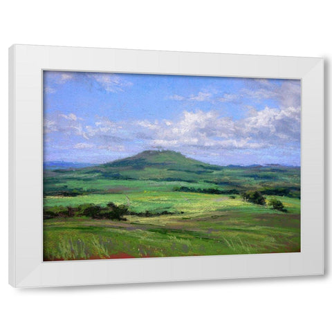 Early Summer White Modern Wood Framed Art Print by Chaney, Alan