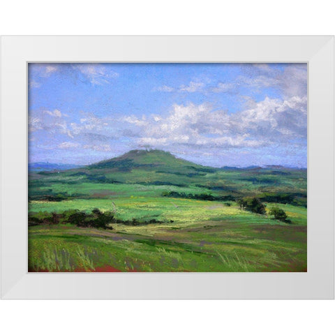 Early Summer White Modern Wood Framed Art Print by Chaney, Alan