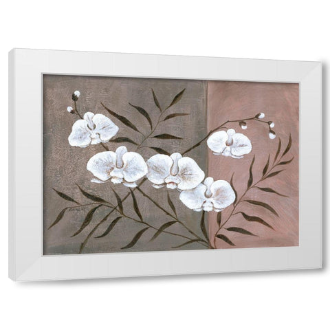 Modern Colours I White Modern Wood Framed Art Print by Dahlke, Izabella