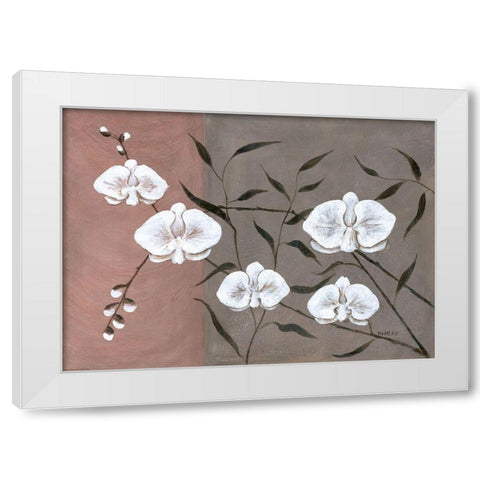 Modern Colours II White Modern Wood Framed Art Print by Dahlke, Izabella
