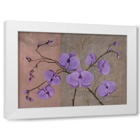 Modern Colours IV White Modern Wood Framed Art Print by Dahlke, Izabella