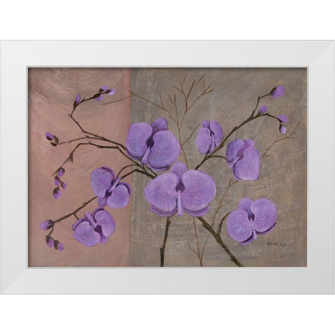 Modern Colours IV White Modern Wood Framed Art Print by Dahlke, Izabella