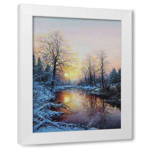 Where February meets the Spring IV White Modern Wood Framed Art Print by Cernov, Ivan
