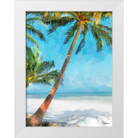 Everyone Loves Palm Trees X White Modern Wood Framed Art Print by Medeiros, Celito