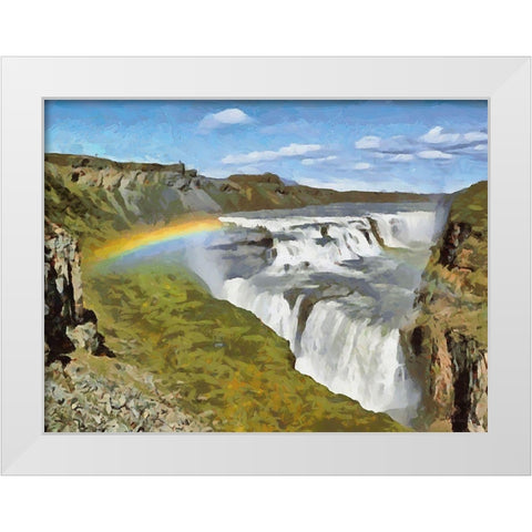 Iceland Trip II White Modern Wood Framed Art Print by Medeiros, Celito