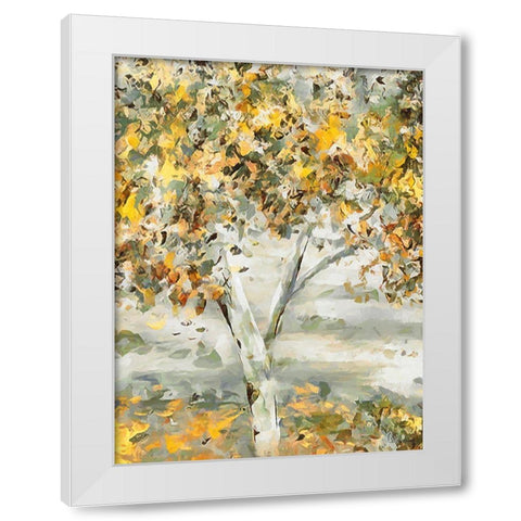Abstract Landscape IV White Modern Wood Framed Art Print by Medeiros, Celito