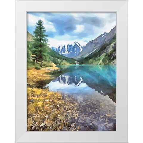 Rocky Nature VI White Modern Wood Framed Art Print by Medeiros, Celito