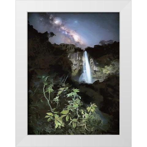 Milky Way III White Modern Wood Framed Art Print by Medeiros, Celito