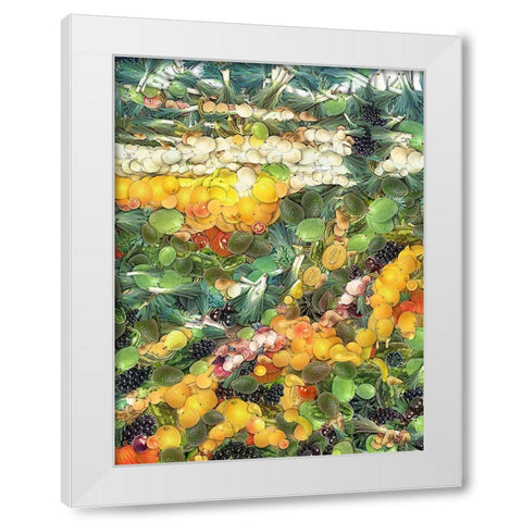 After Ayuhasca VI White Modern Wood Framed Art Print by Medeiros, Celito