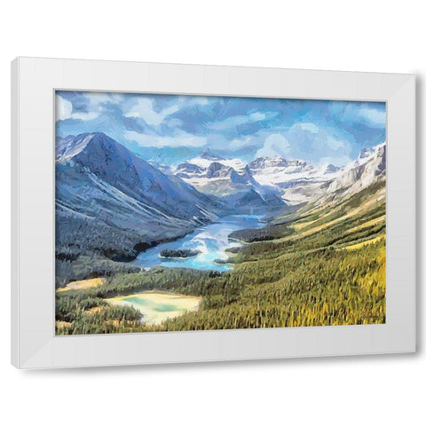 Jasper National Park II White Modern Wood Framed Art Print by Medeiros, Celito