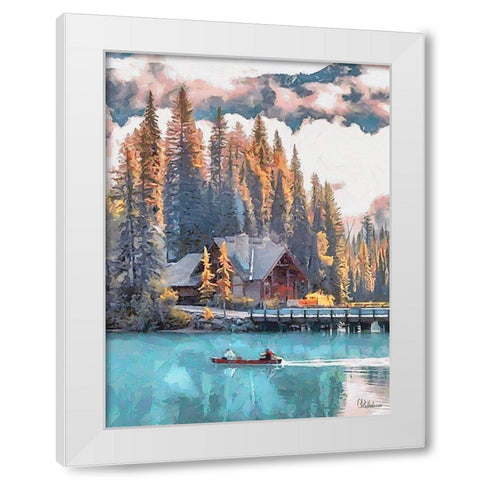 Jasper National Park III White Modern Wood Framed Art Print by Medeiros, Celito