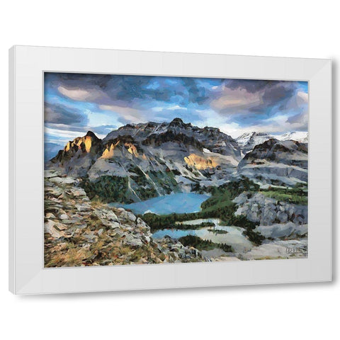 Jasper National Park IV White Modern Wood Framed Art Print by Medeiros, Celito
