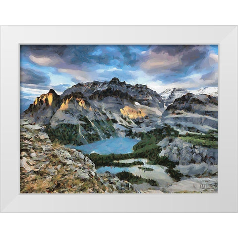 Jasper National Park IV White Modern Wood Framed Art Print by Medeiros, Celito