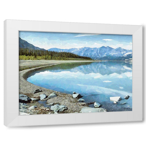 Jasper National Park VII White Modern Wood Framed Art Print by Medeiros, Celito