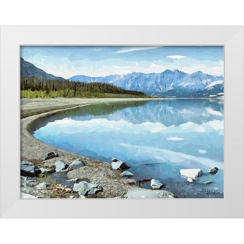 Jasper National Park VII White Modern Wood Framed Art Print by Medeiros, Celito
